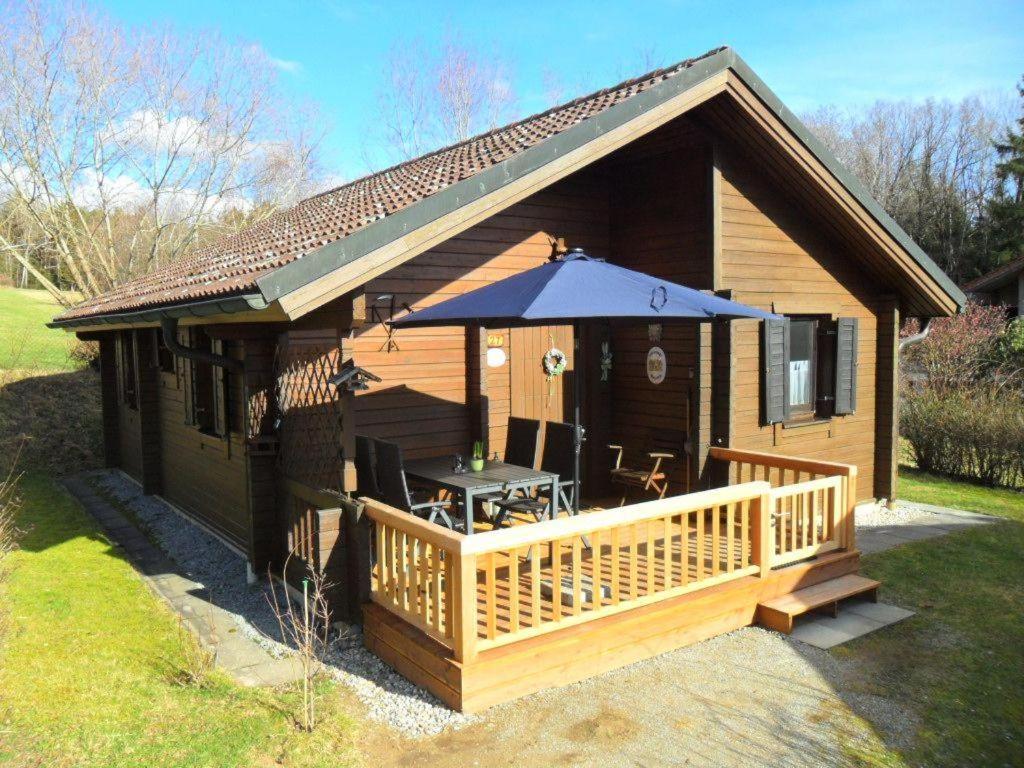 Komfortables-Ferienblockhaus-Nr-27-56-Qm-Bis-4-Personen-Viechtach-Jaegerpark Eksteriør bilde